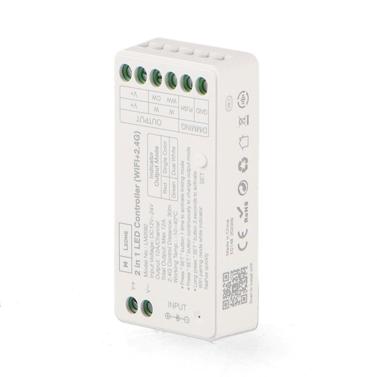 Controlador regulador Smarthome LED Monocolor/CCT