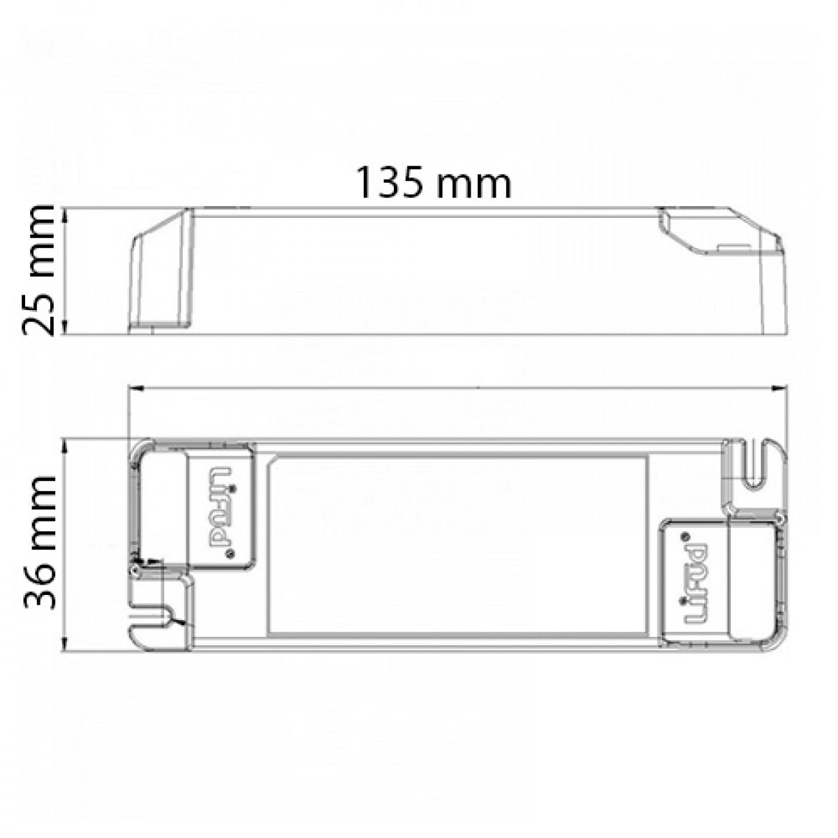 Driver LIFUD Salida 25-42V DC 30W LF-GIR030YM750H