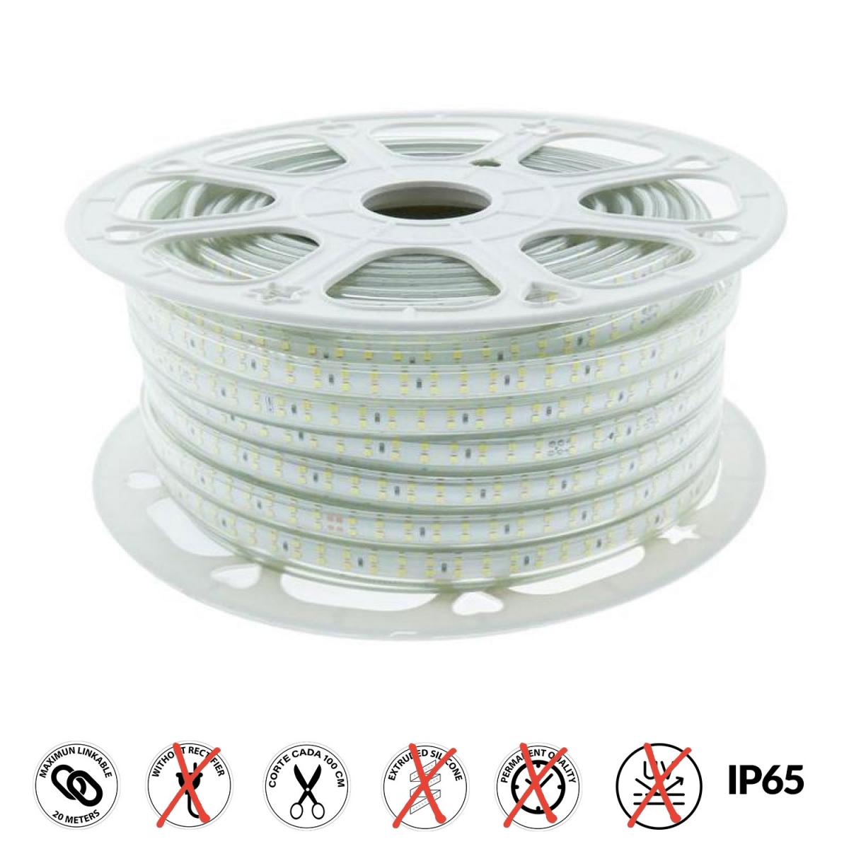 Tira de Led 220Vac Smd2835 Arast 14,4W/m- 50 Metros