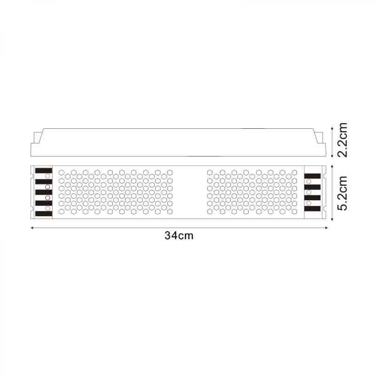 Fuentes de alimentación Slim para tiras LED 400W 12VDC