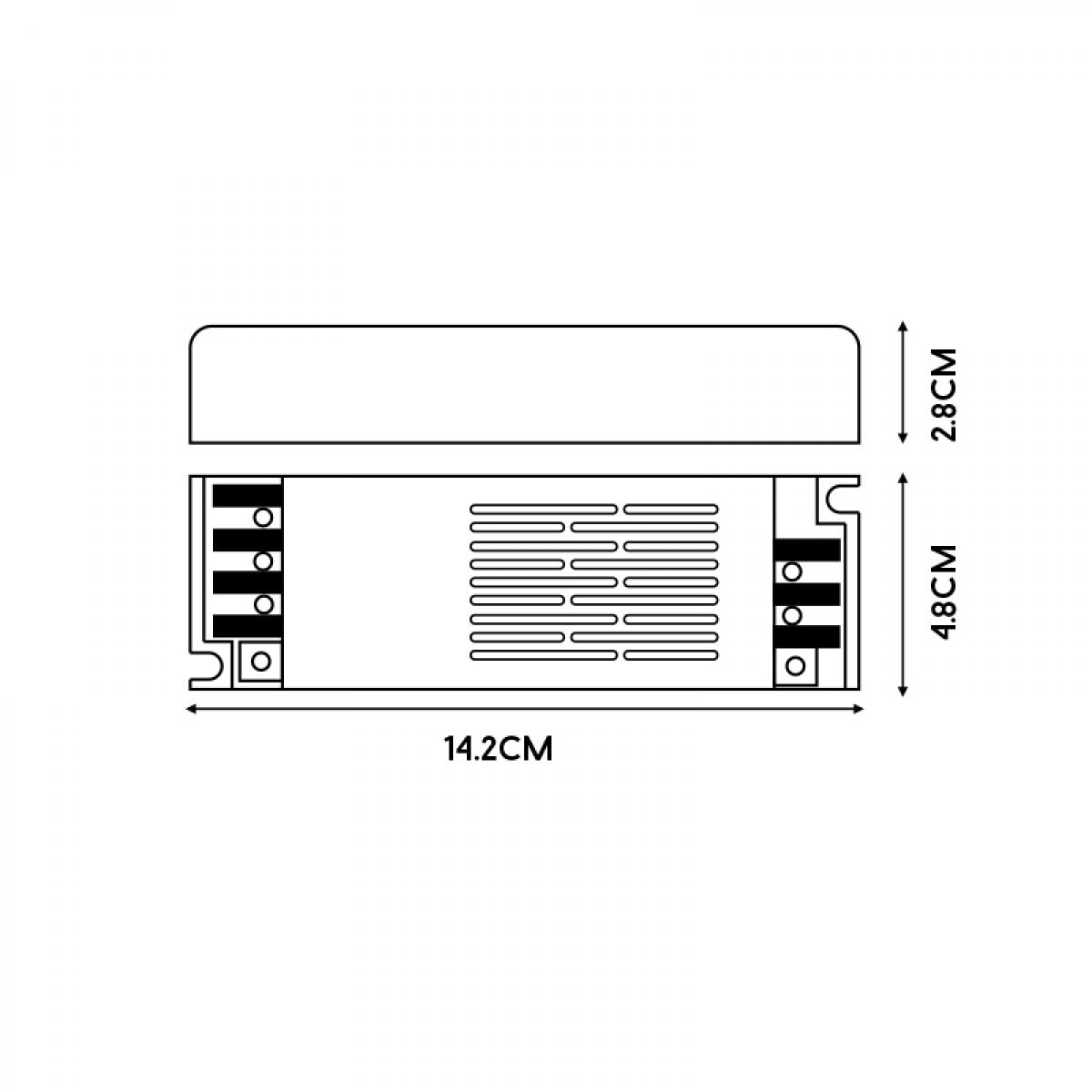 Fuentes de alimentación Slim para tiras LED 60W 24VDC