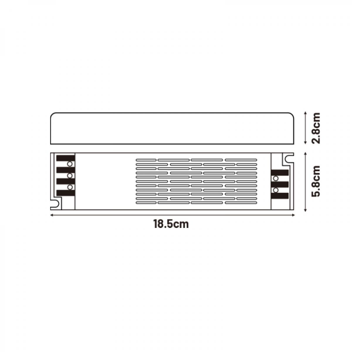 Fuentes de alimentación Slim para tiras LED 200W 24VDC