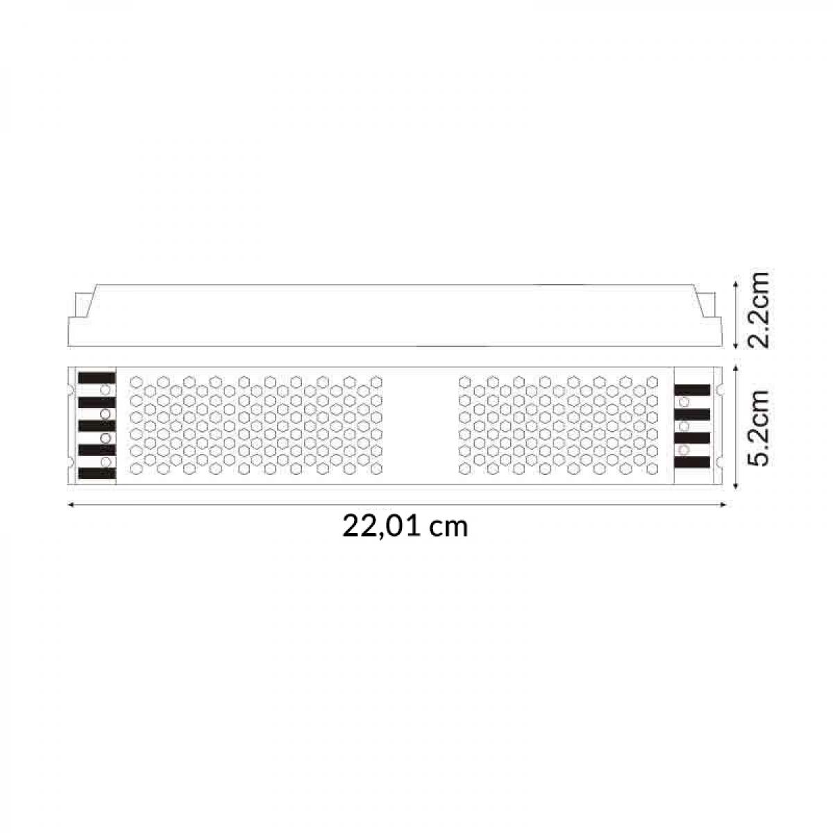 Fuentes de alimentación Slim para tiras LED 400W 24VDC