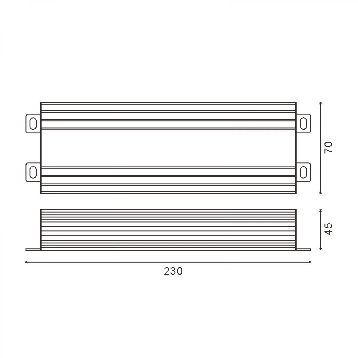 Fuente de Alimentación Para Tiras Led 300W 24Vdc Ip65