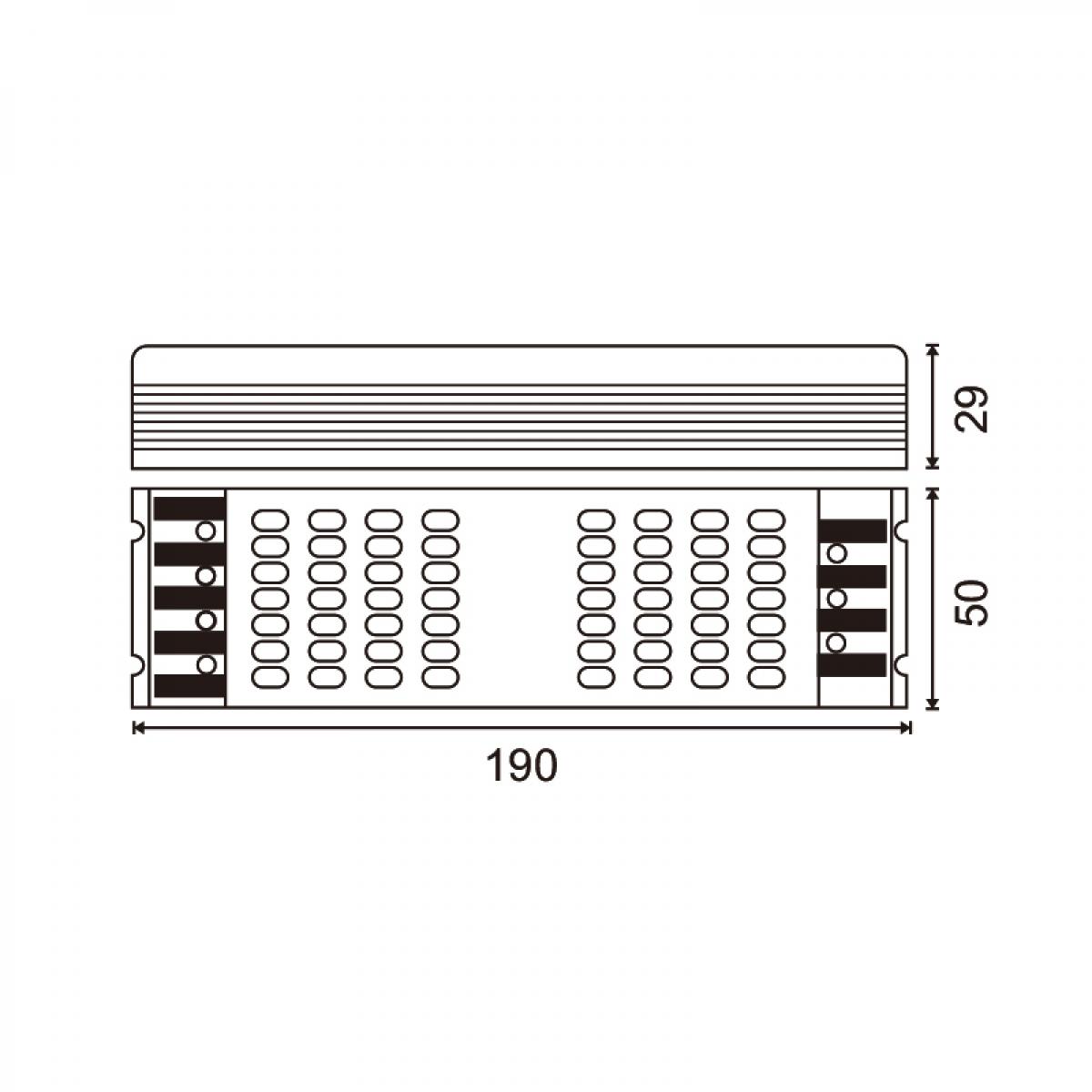 Fuente de Alimentación Dimable 0-10V Led 60W 12Vdc