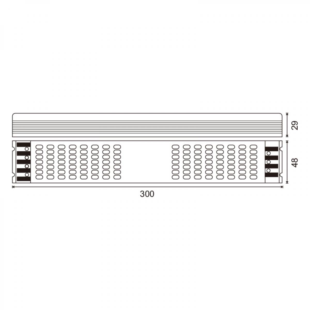 Fuente de Alimentación Dimable 0-10V Led 150W 12Vdc