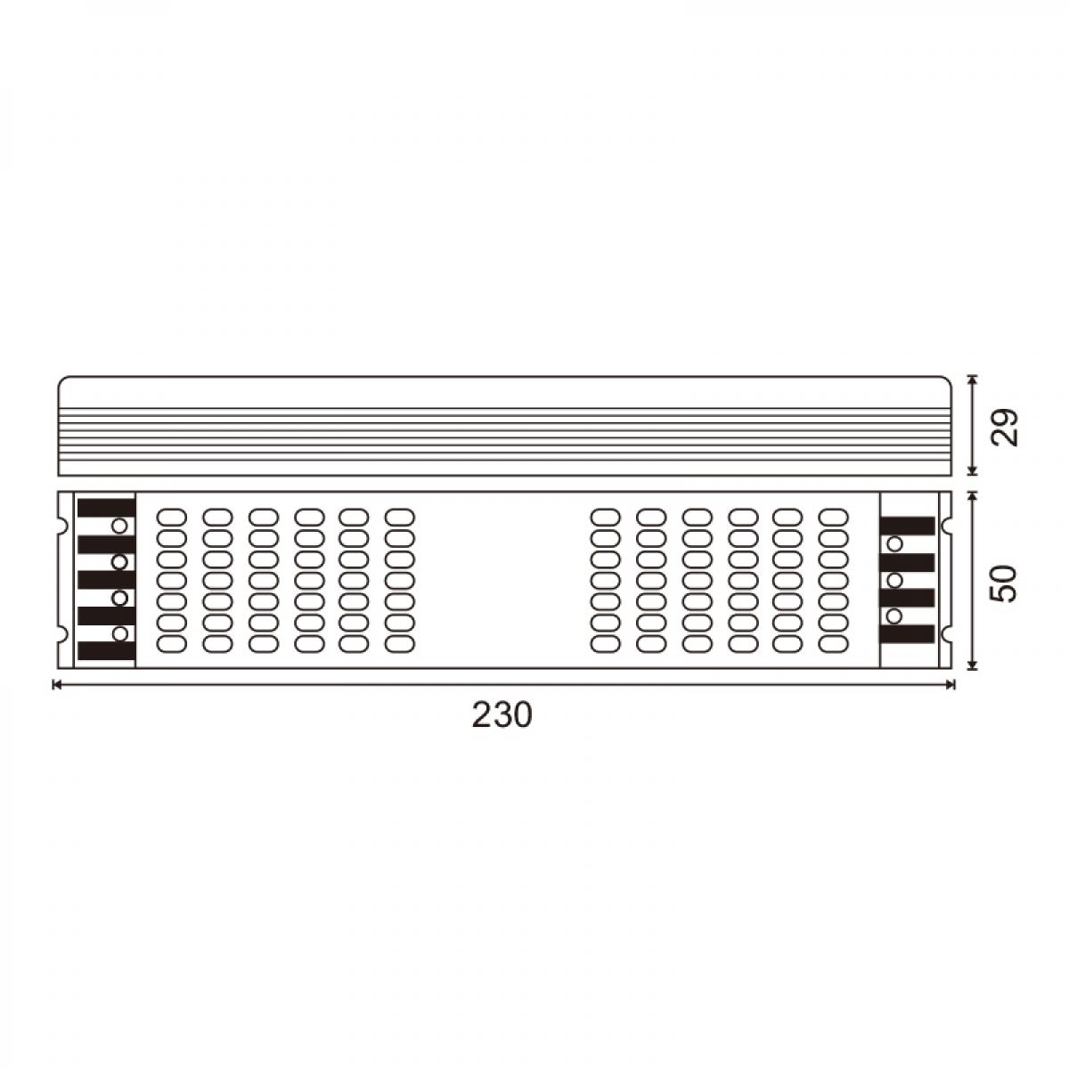 Fuente de Alimentación Dimable 0-10V Led 100W 24Vdc