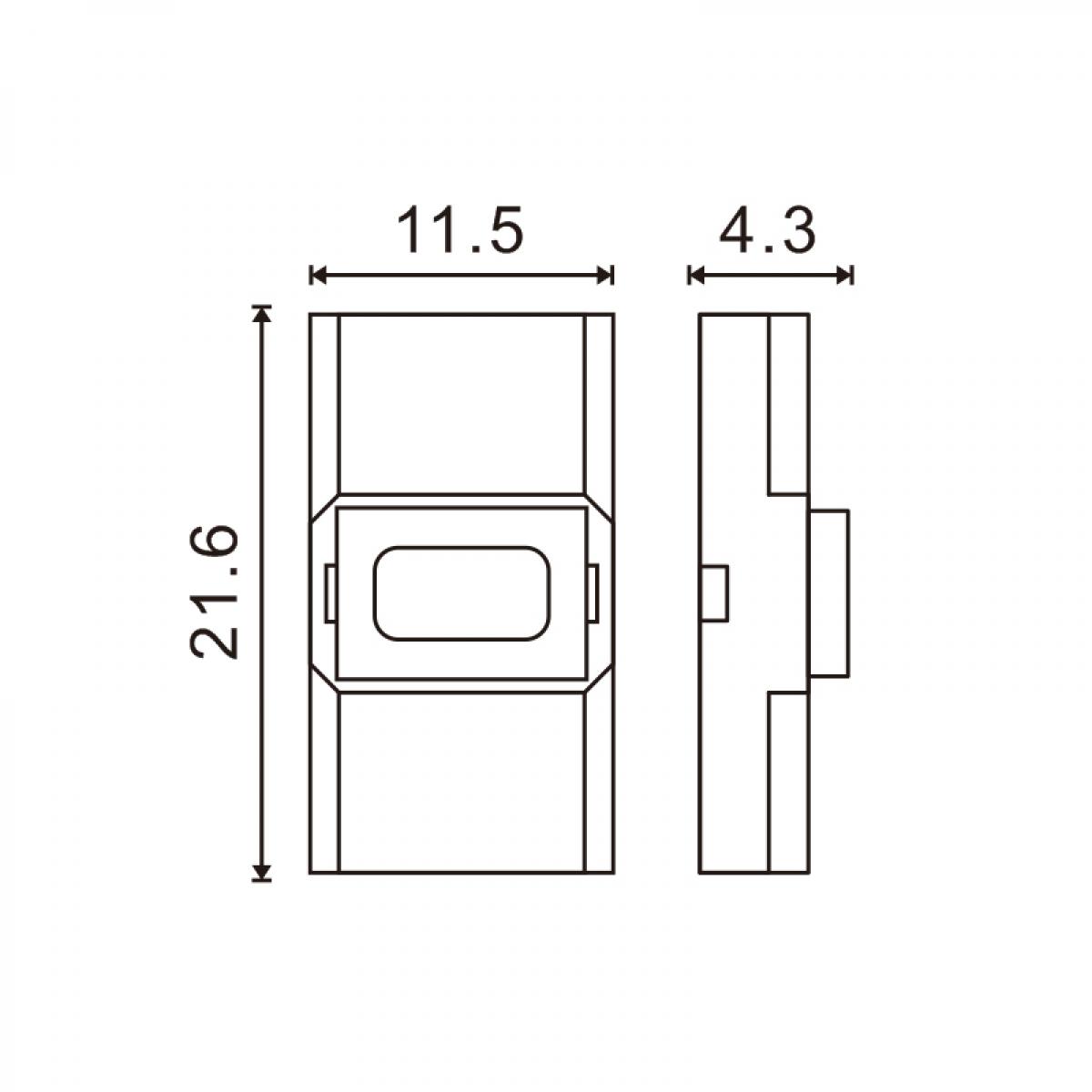 Conector UltraMini para Tira 10MM 12V/24V Monocolor