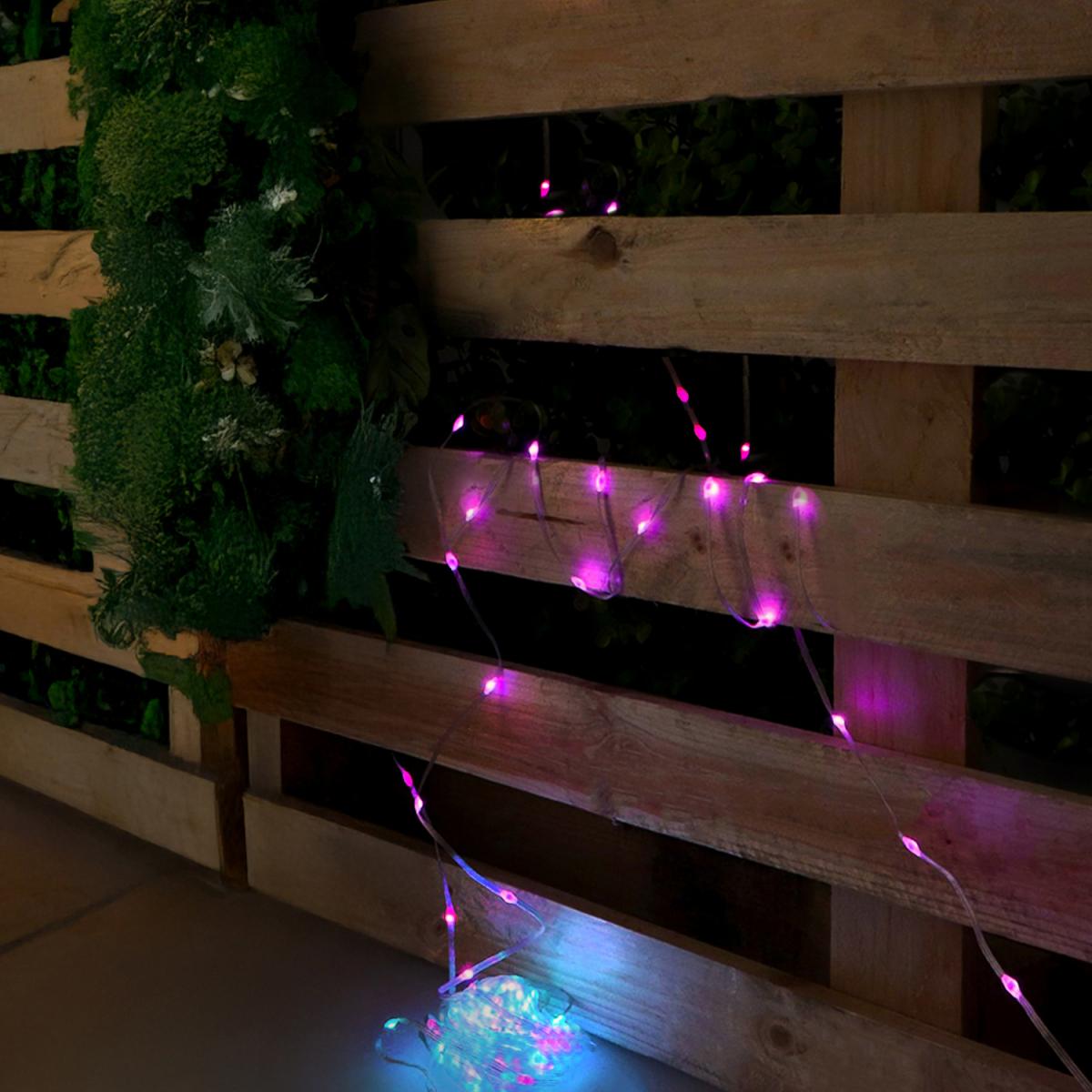 Guirnalda Exterior LED con Usb 15m RGB