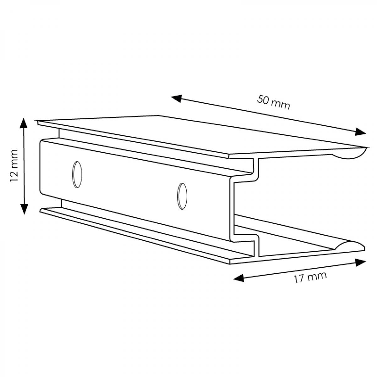 Fijación de aluminio para Neón Led RGB