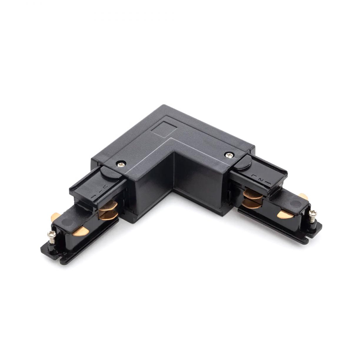Conector tipo L para carril trifásico