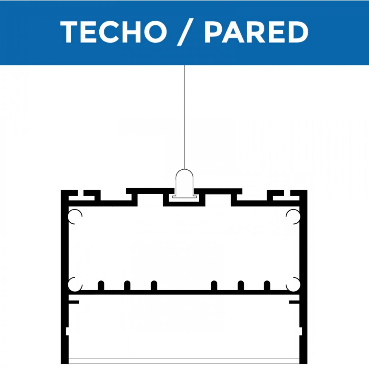 Perfil de aluminio Orus 2 metros 12V/24V/220V - DSC