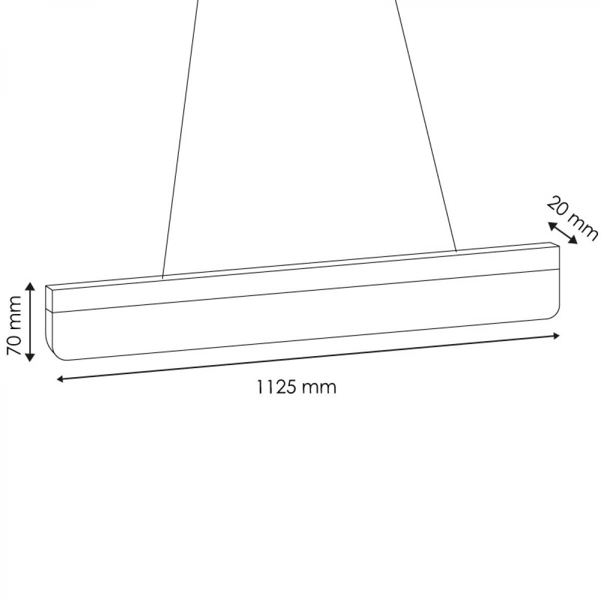 Lámpara lineal LED Vision 30W