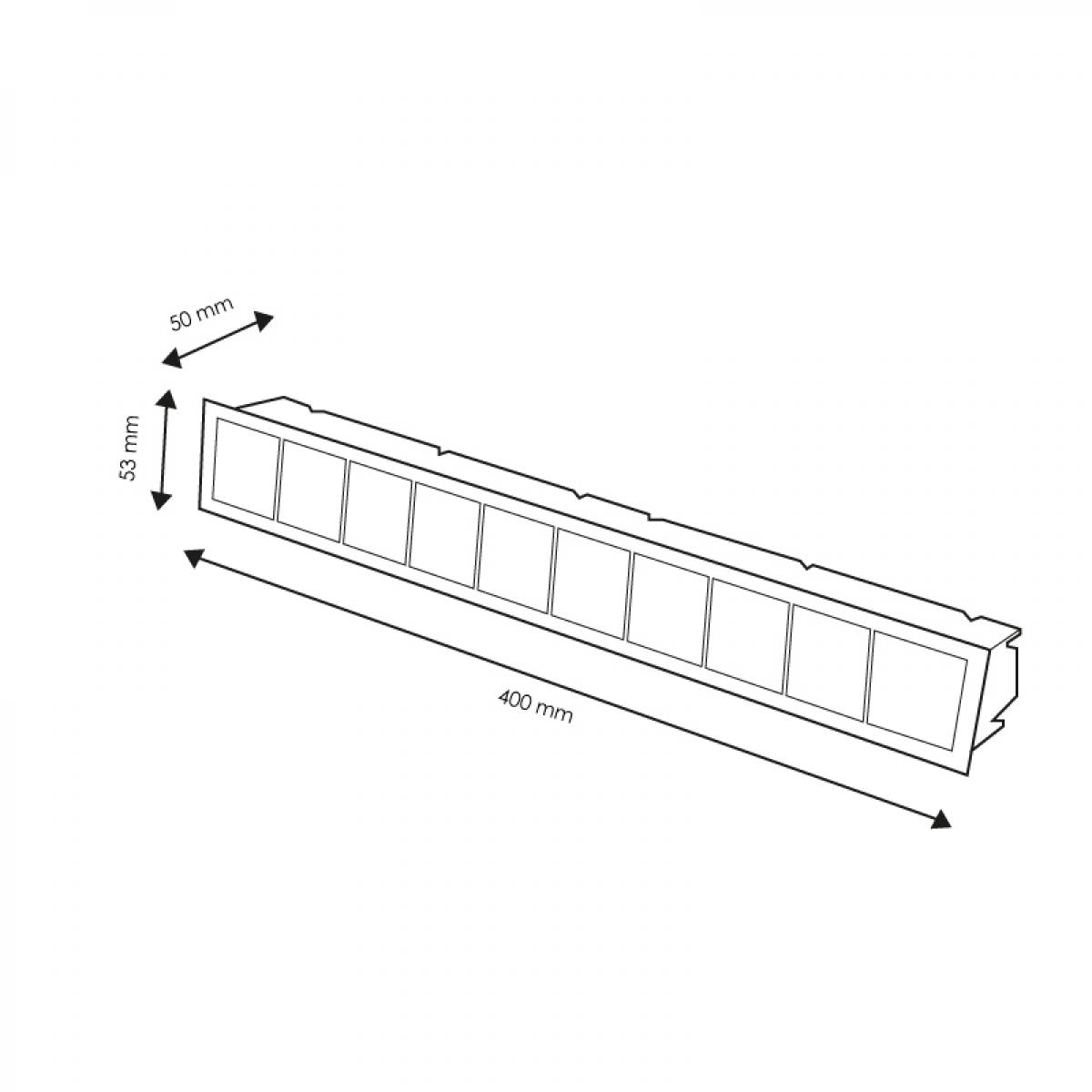 Foco LED Lineal Viena 40W (UGR 17) - DSC