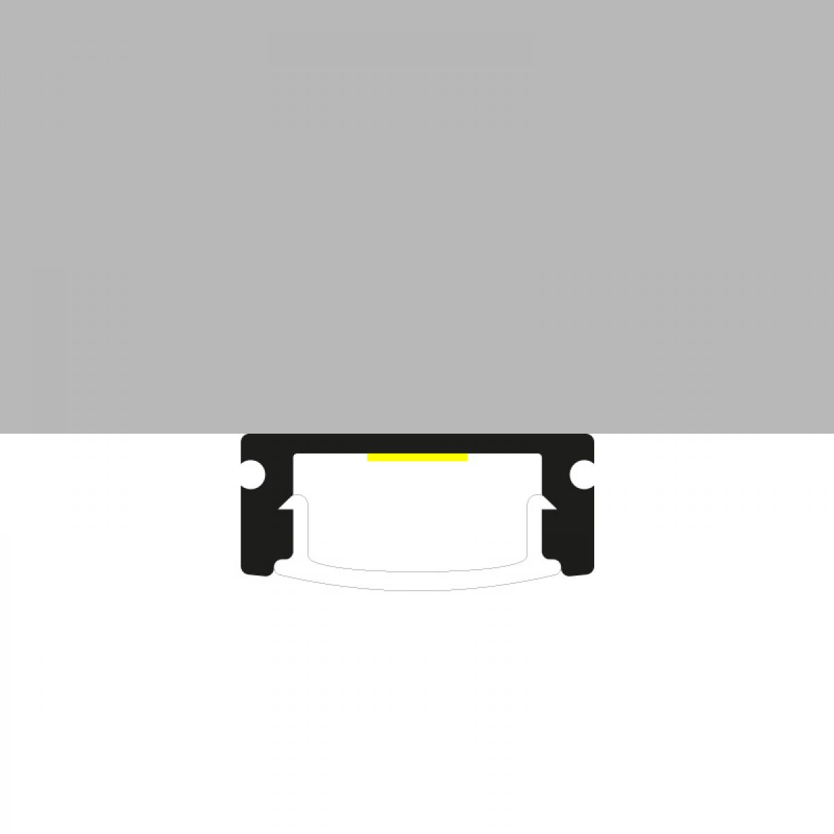 Perfil de aluminio Sid - 2 metros