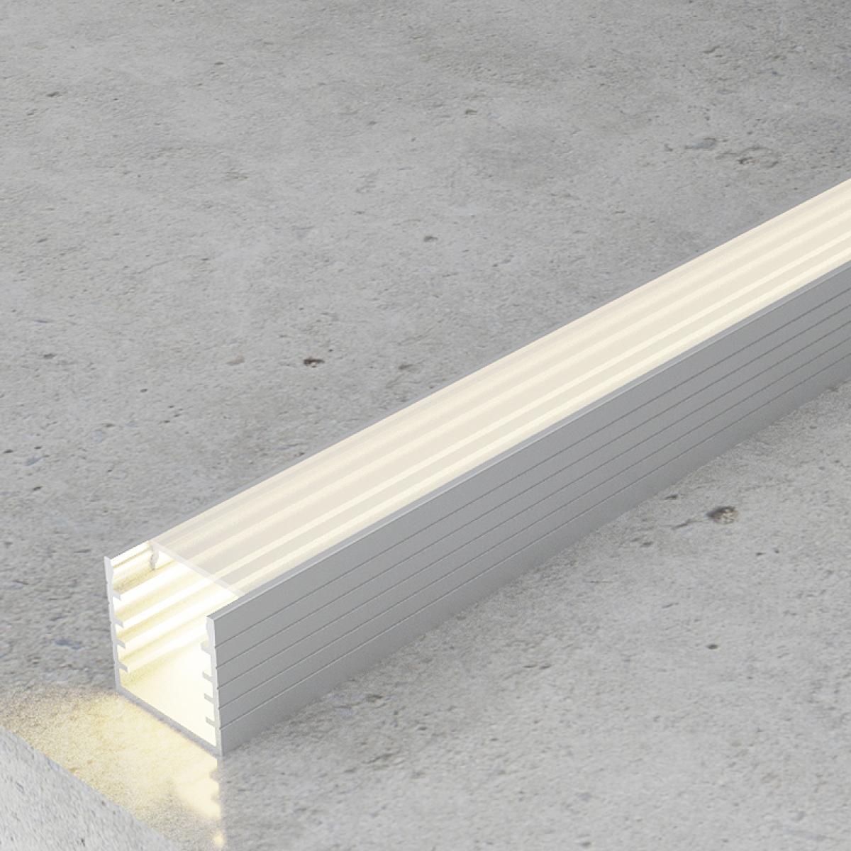 Perfil de aluminio Jesf - 2 metros