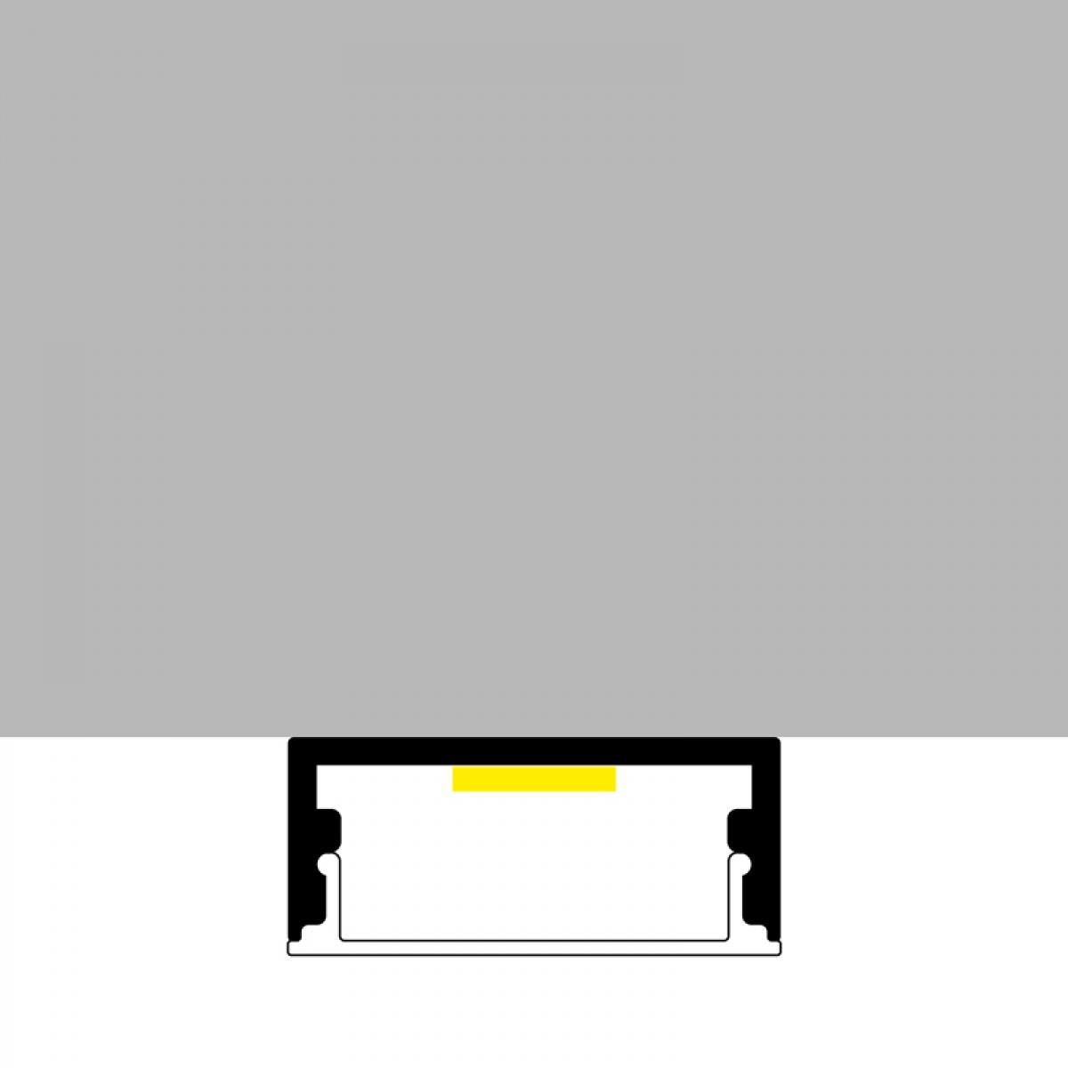 Perfil de aluminio Minim - 2 metros