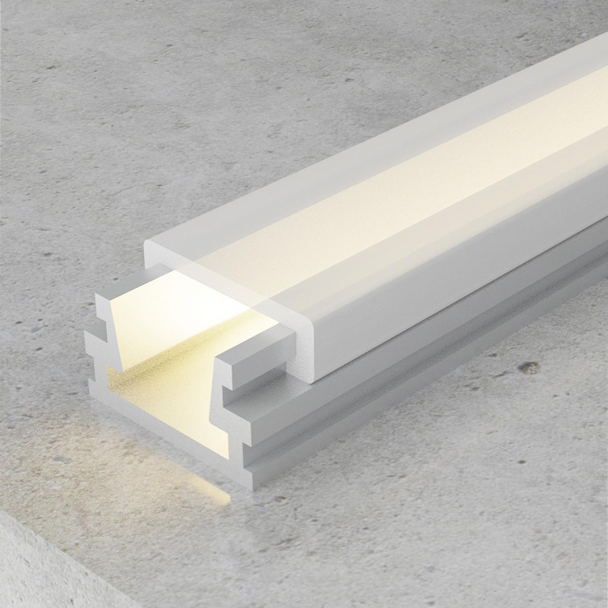 Perfil de aluminio Slim - 2 metros