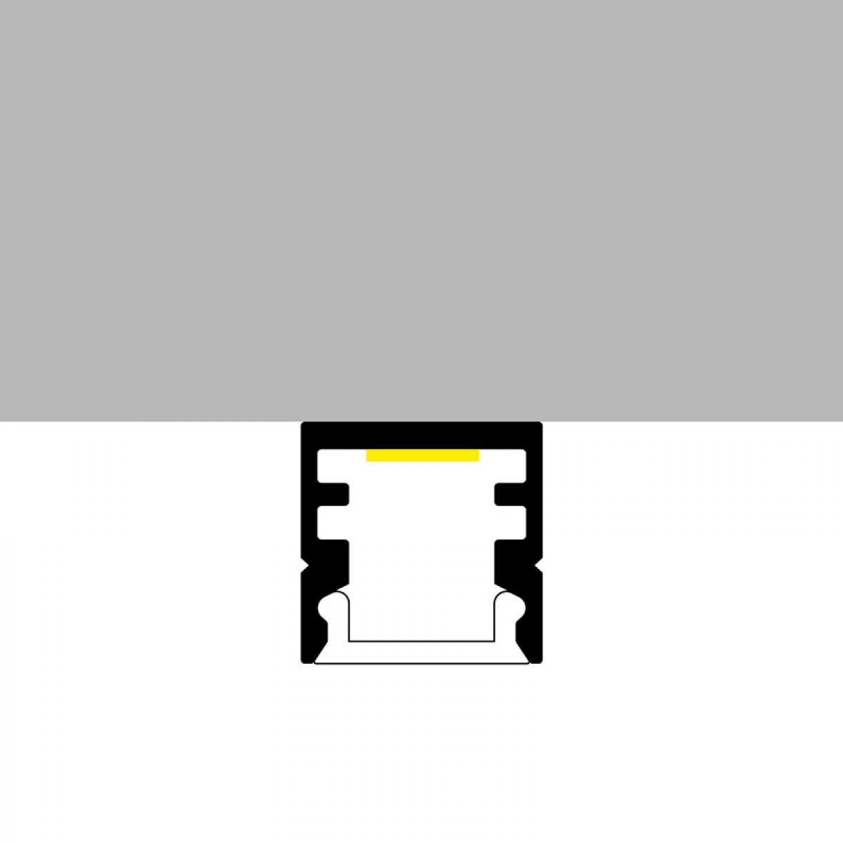 Perfil de aluminio Nano - 2 metros