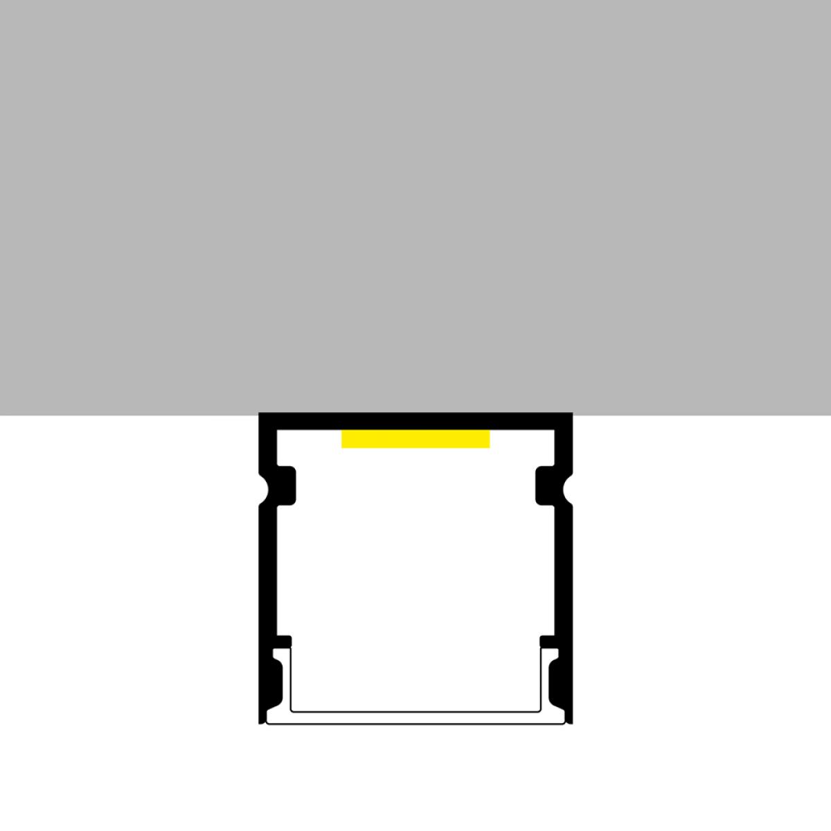 Perfil de aluminio Rope - 2 metros