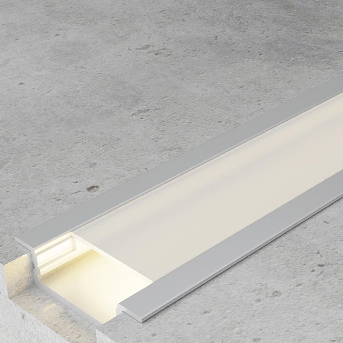 Perfil de aluminio Fiao - 2 metros