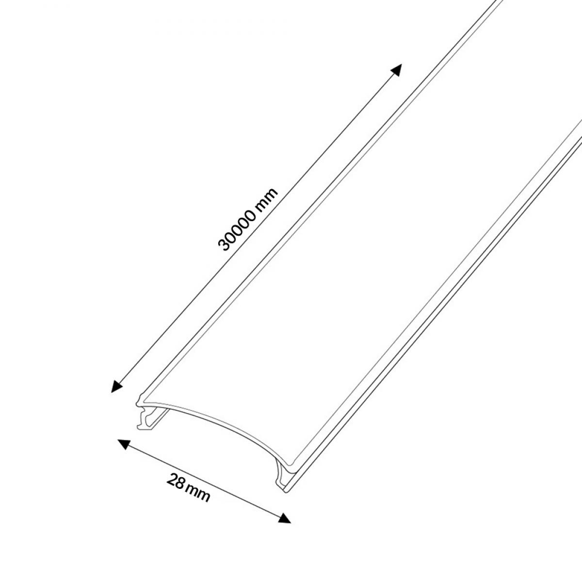 Difusor Negro en rollo  - 30 metros