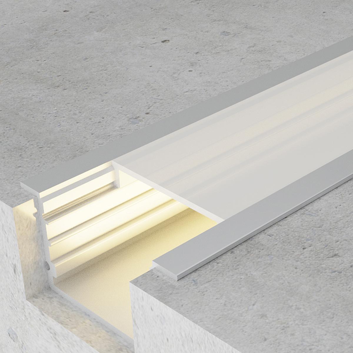 Perfil de aluminio Oreb - 2 metros