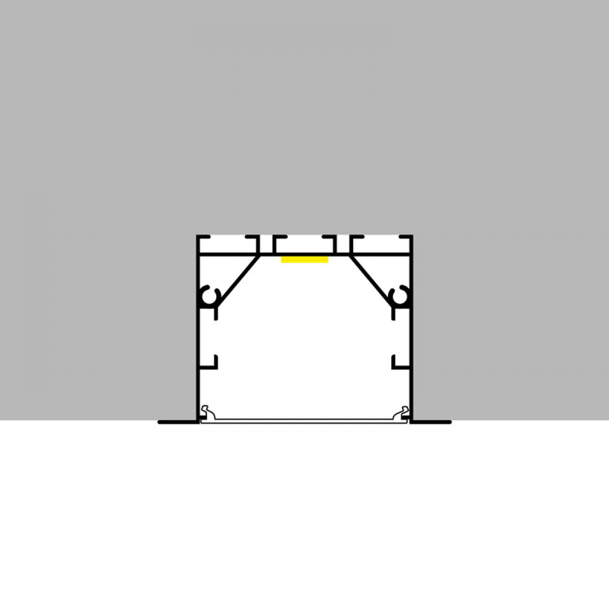 Perfil de aluminio Phey - 2 metros