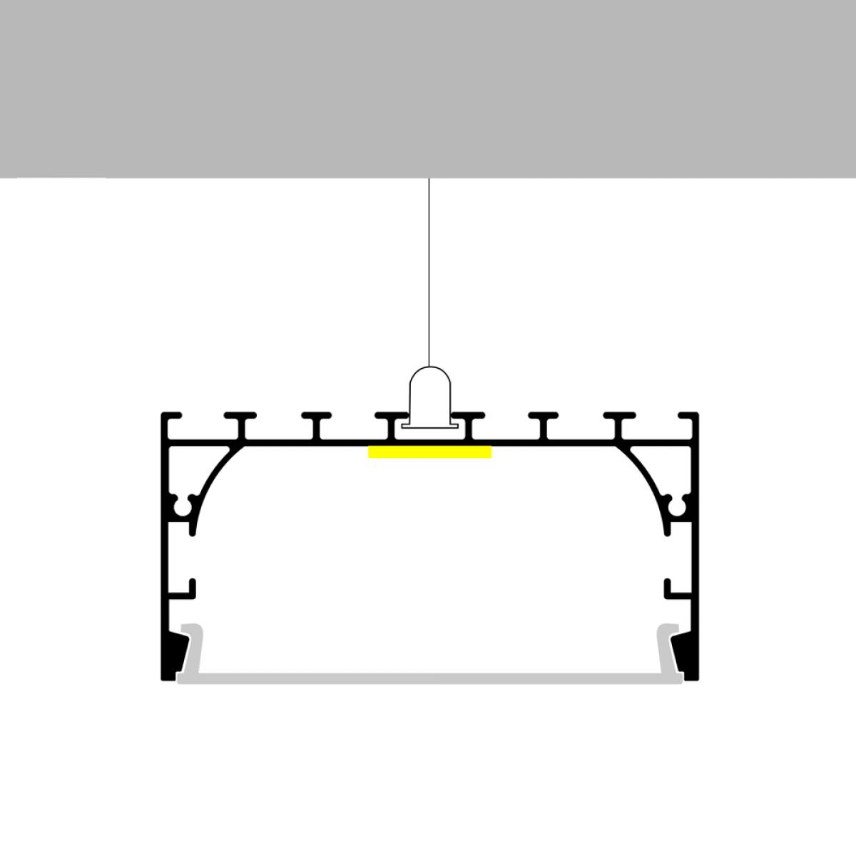 Perfil de aluminio All - 2 metros