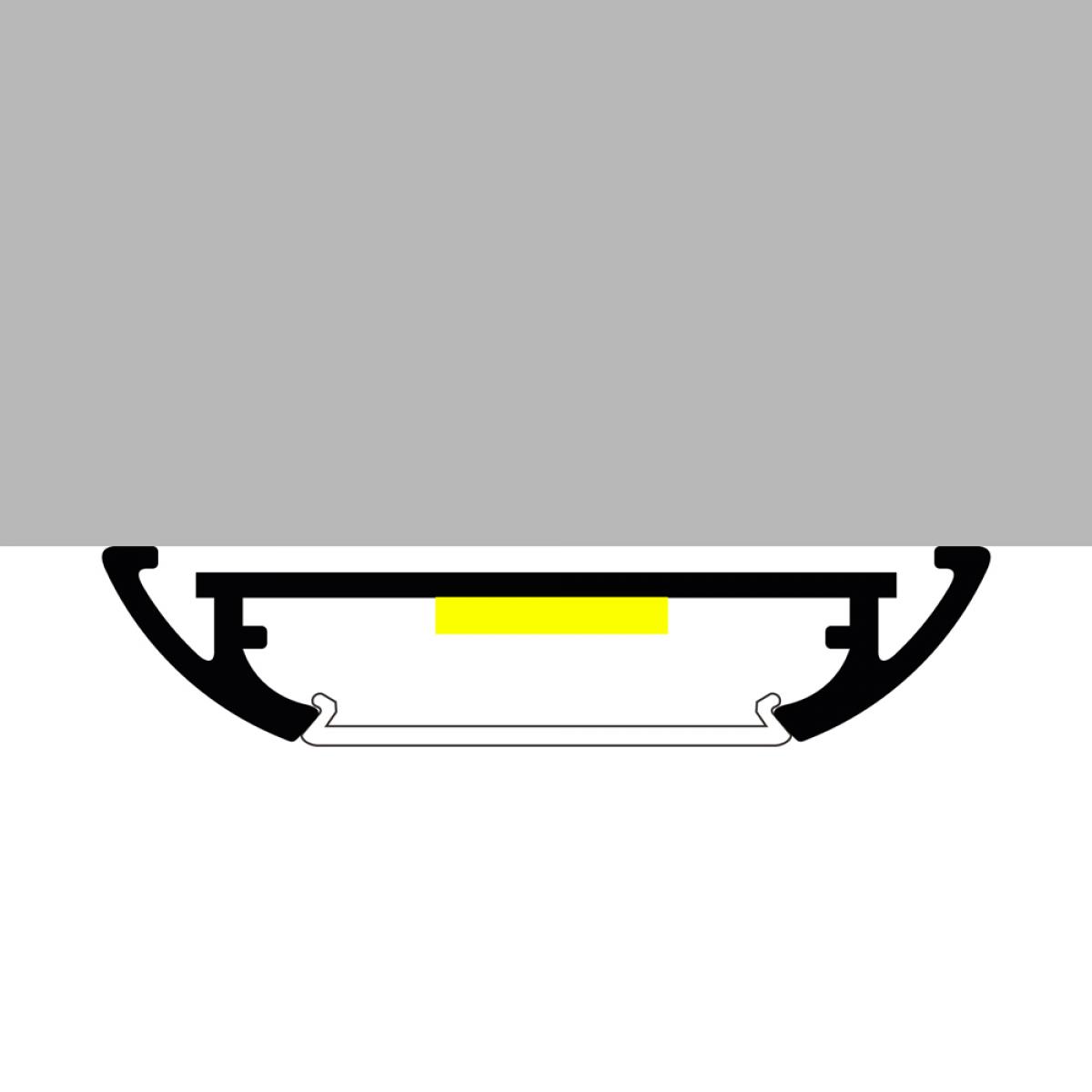 Perfil de aluminio Mind - 2 metros