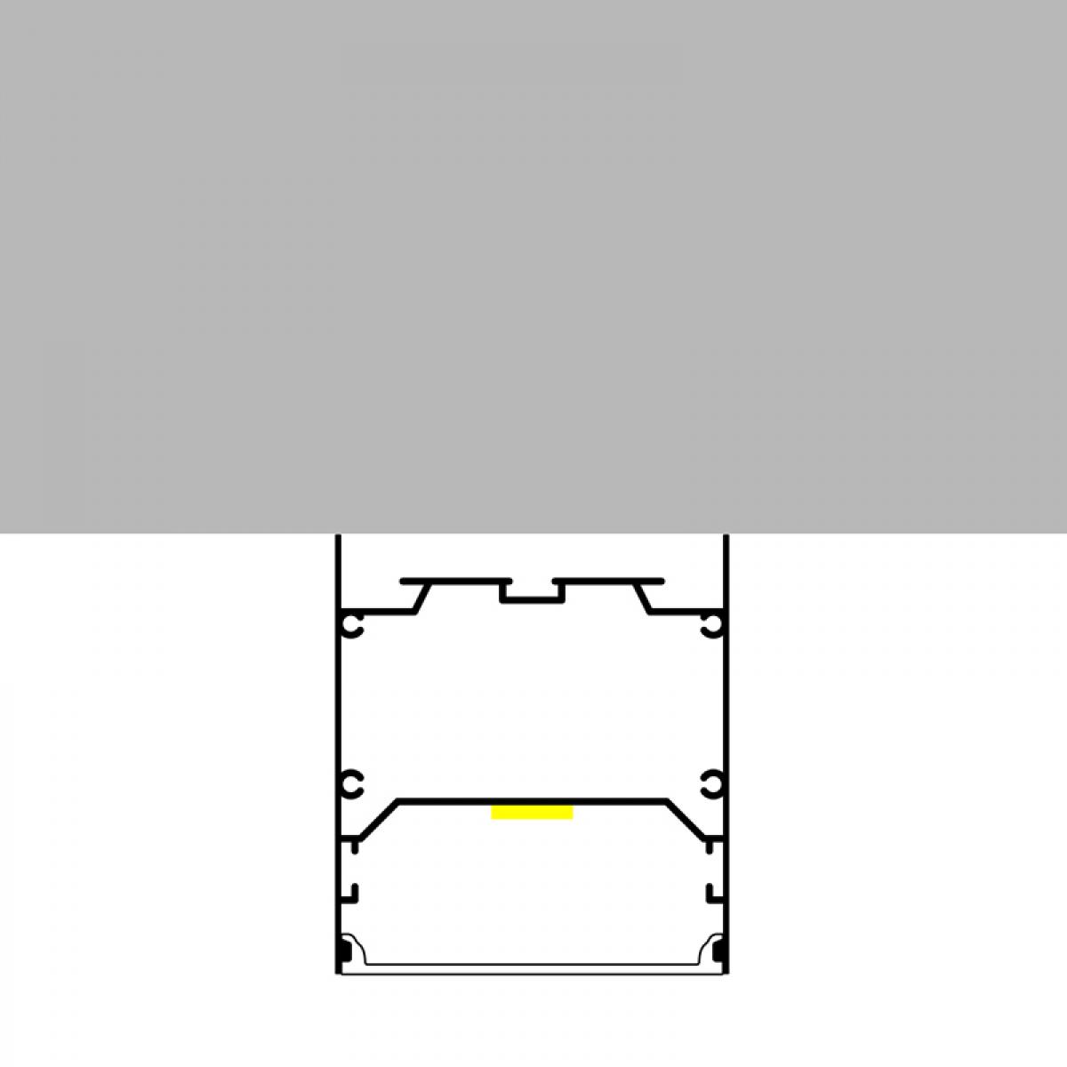 Perfil de aluminio Wef - 2 metros