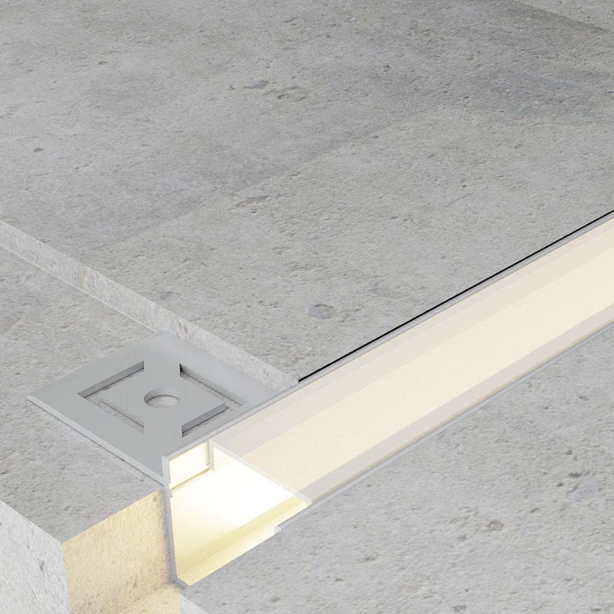 Perfil de aluminio Hure - 2 metros