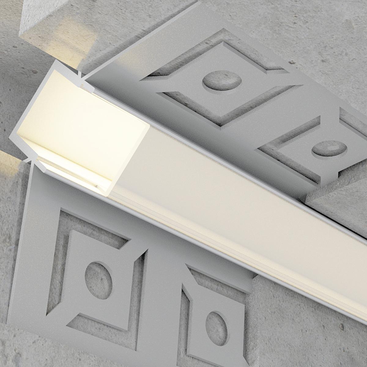 Perfil de aluminio Rolk - 2 metros