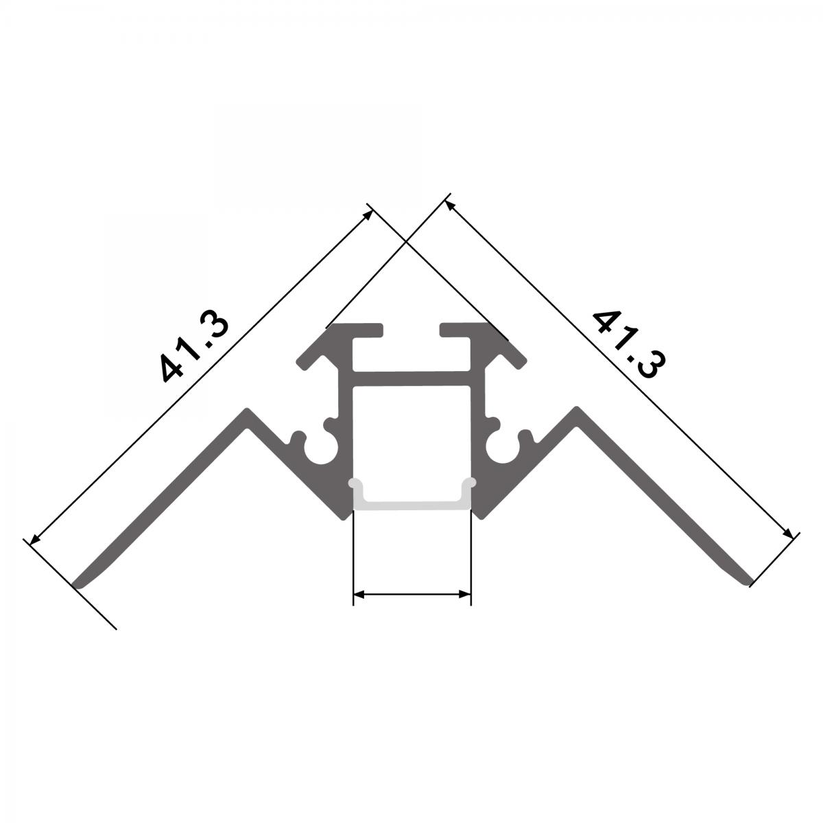 Perfil de aluminio Pich - 2 metrosProfilé en aluminium Pich - 2 mètresProfilo alluminio tondo Pich - 2 metriPerfil de aluminio redondo Pich - 2 metros