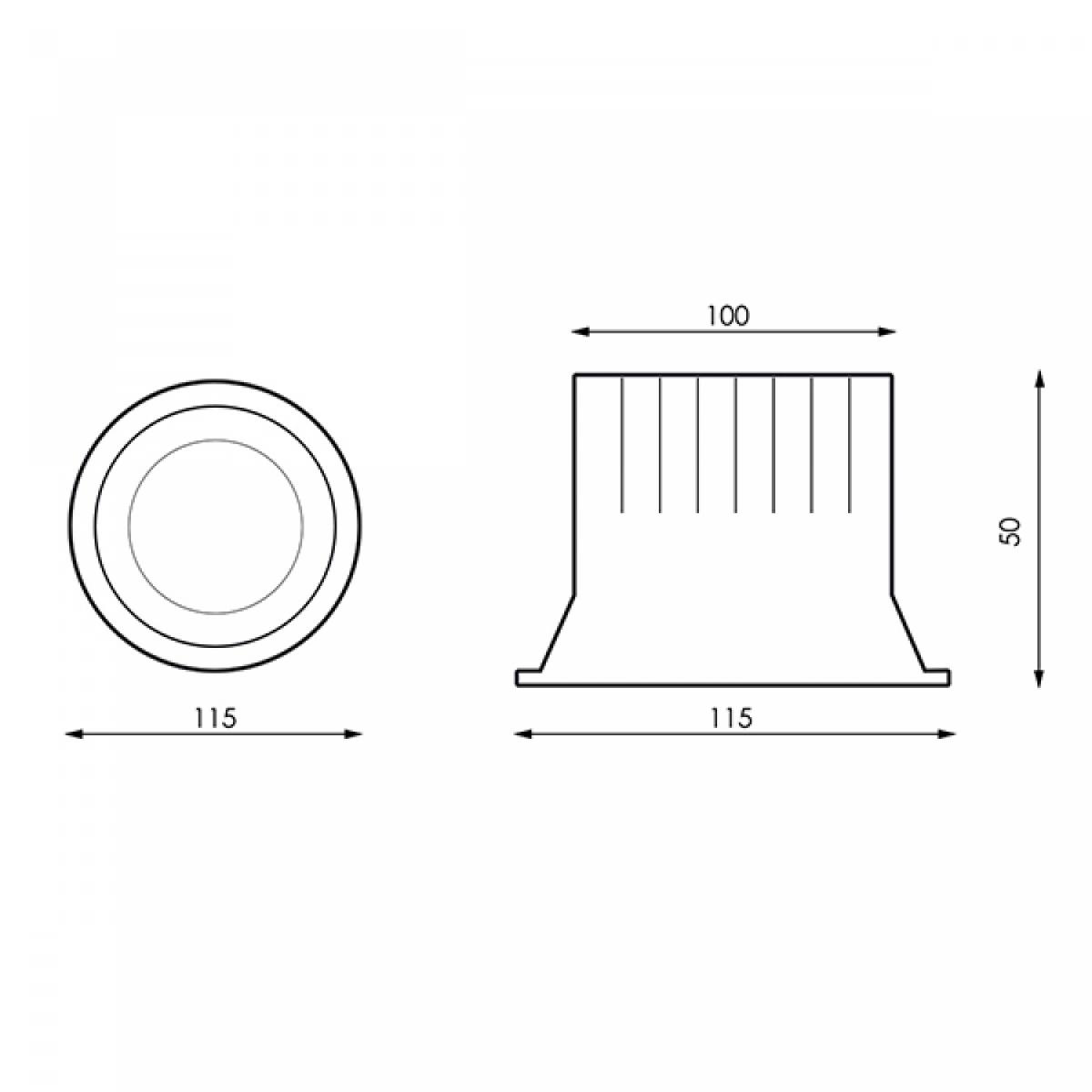 Downlight LED White Luxtar 15W