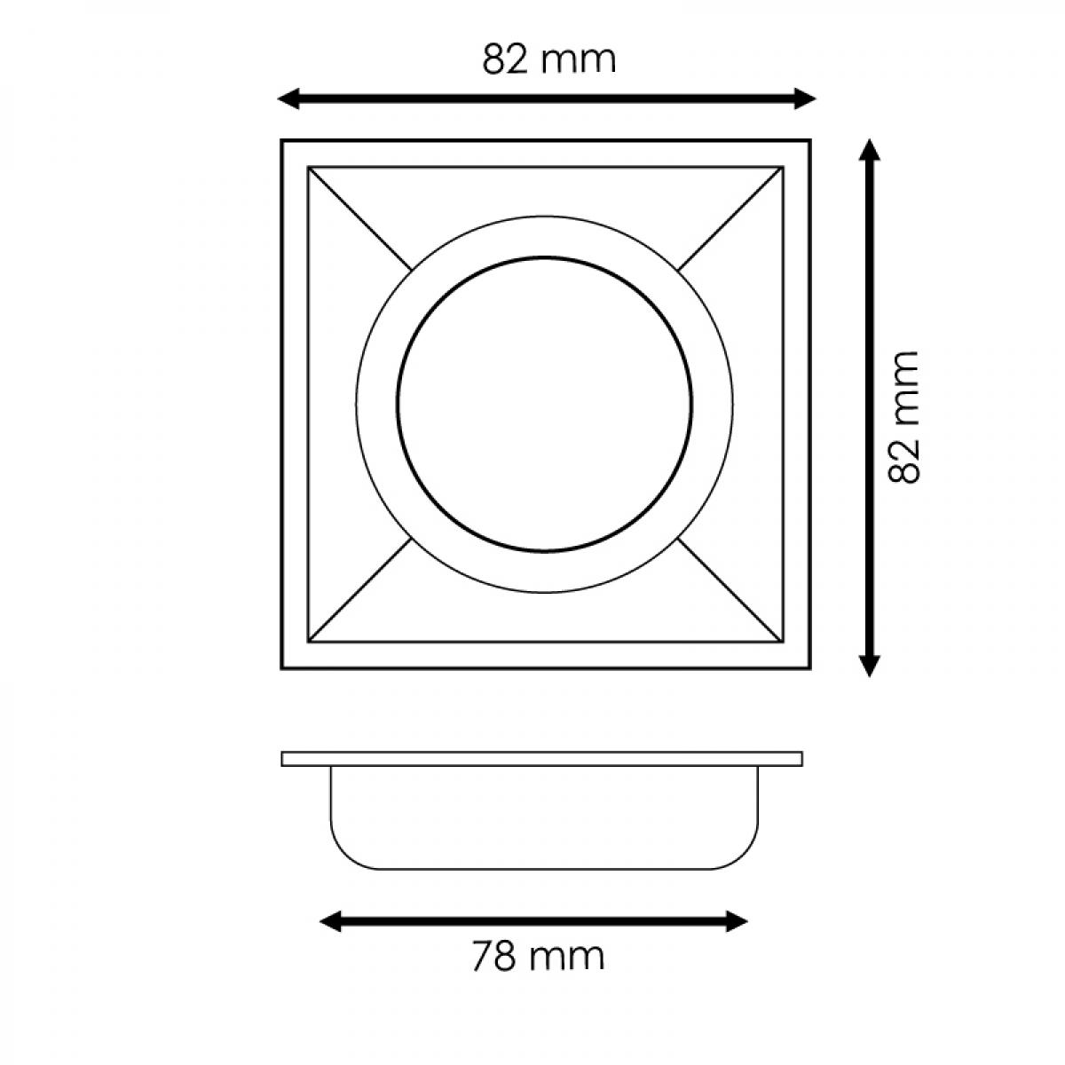 Aro para modulo ArumLED/GU10/MR16 - Loau