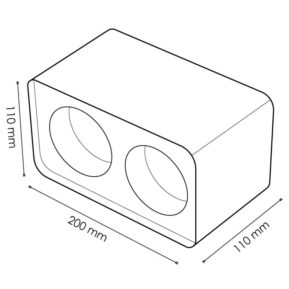 Aro de Superficie 2L Para Módulo Cobfix 10W