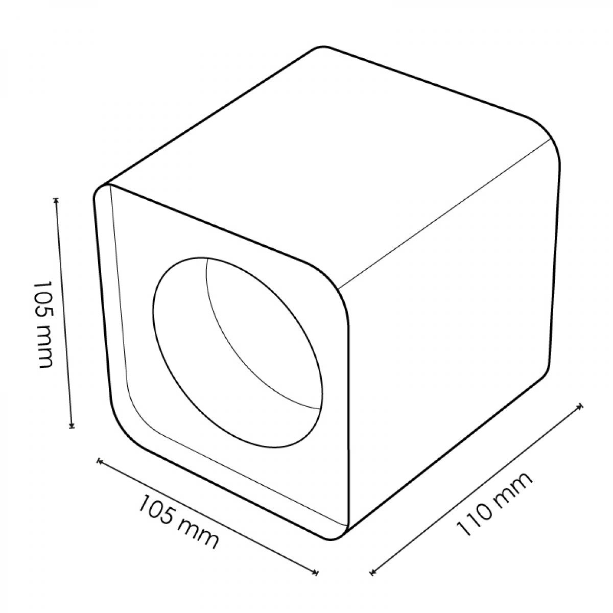 Aro de Superficie Para Módulo Cobfix 10W