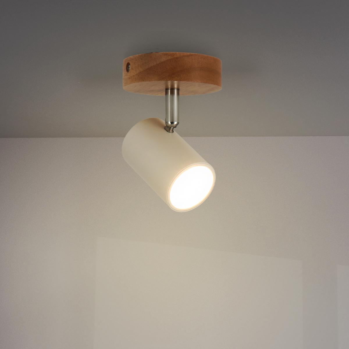 Lámpara de Techo Serie Wood 1 Focos GU10