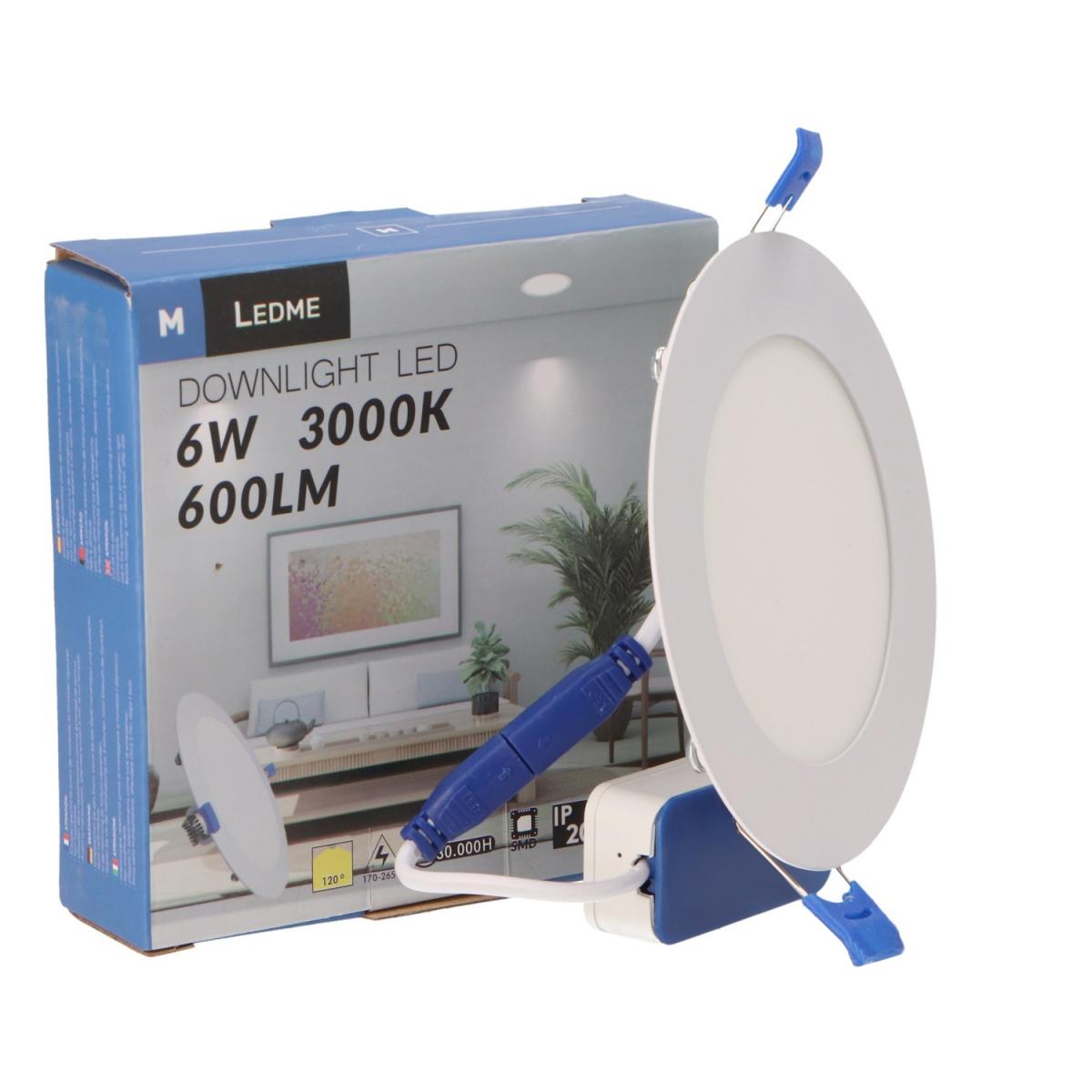 Panel LED Circular Serie Slim 6W