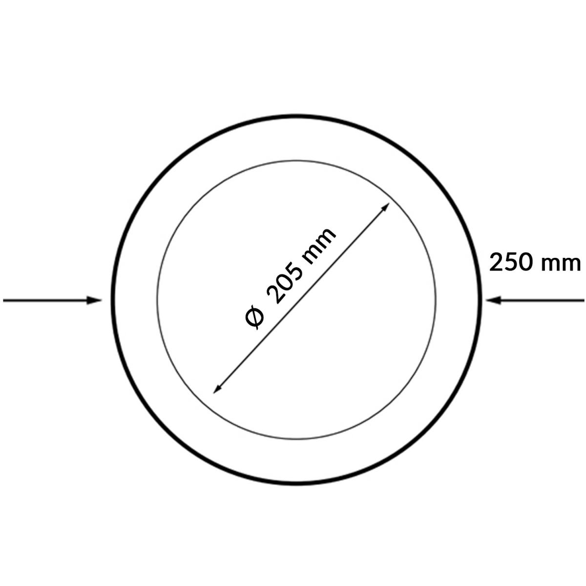 Aro Blanco Supletorio cubre hueco para Downlight 20W