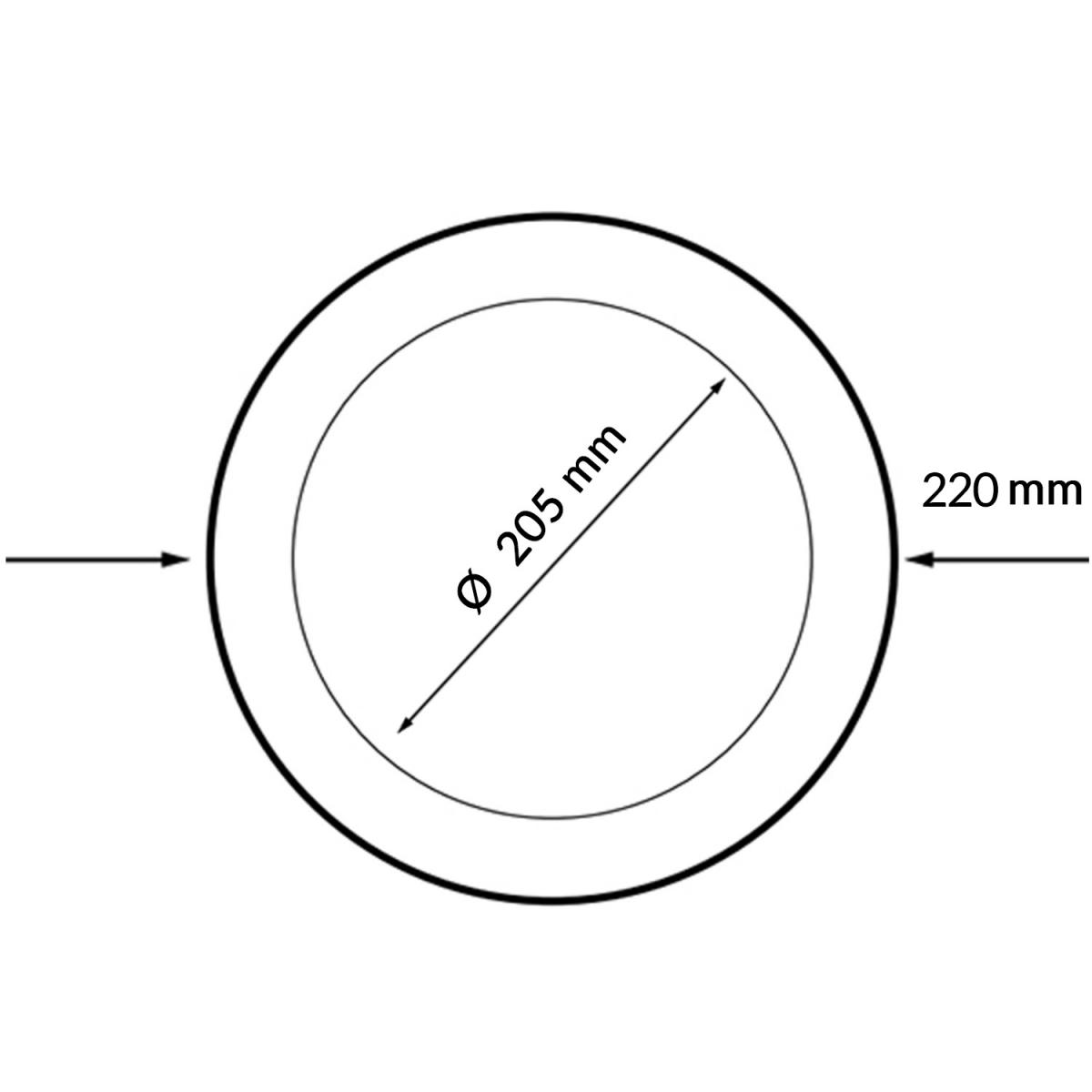 Panel LED Circular Serie Slim 20W