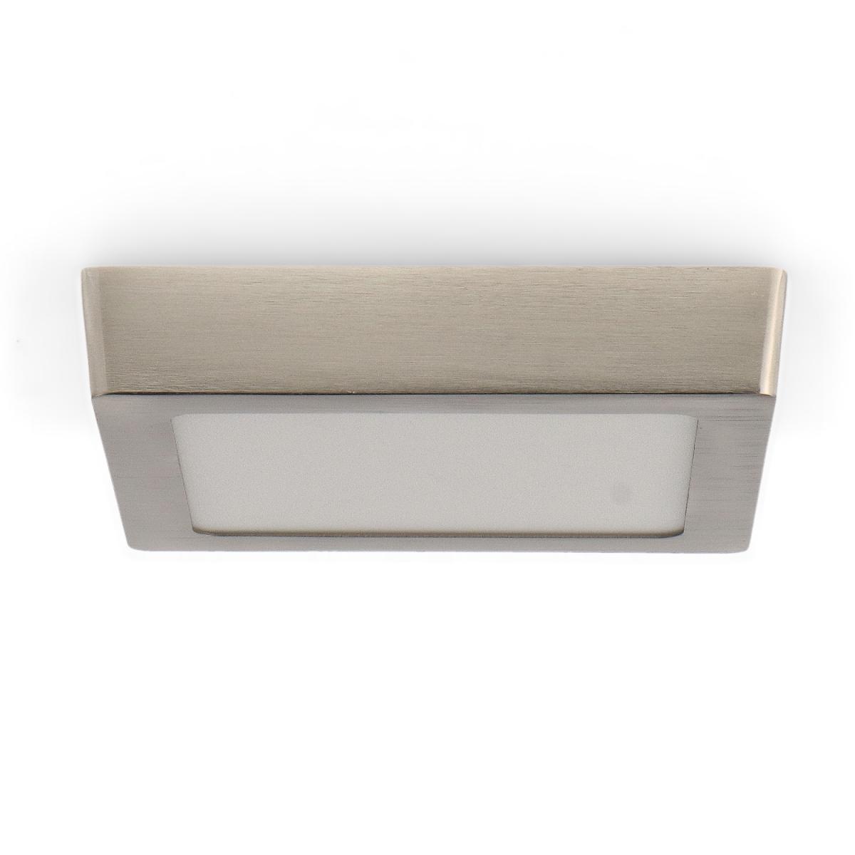 Panel de Superficie Niquel Cuadrado 12W CCT