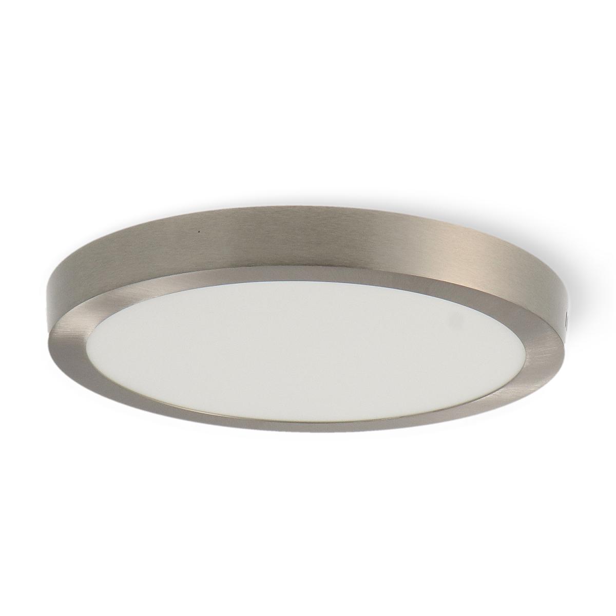 Panel de Superficie Niquel Circular 25W CCT