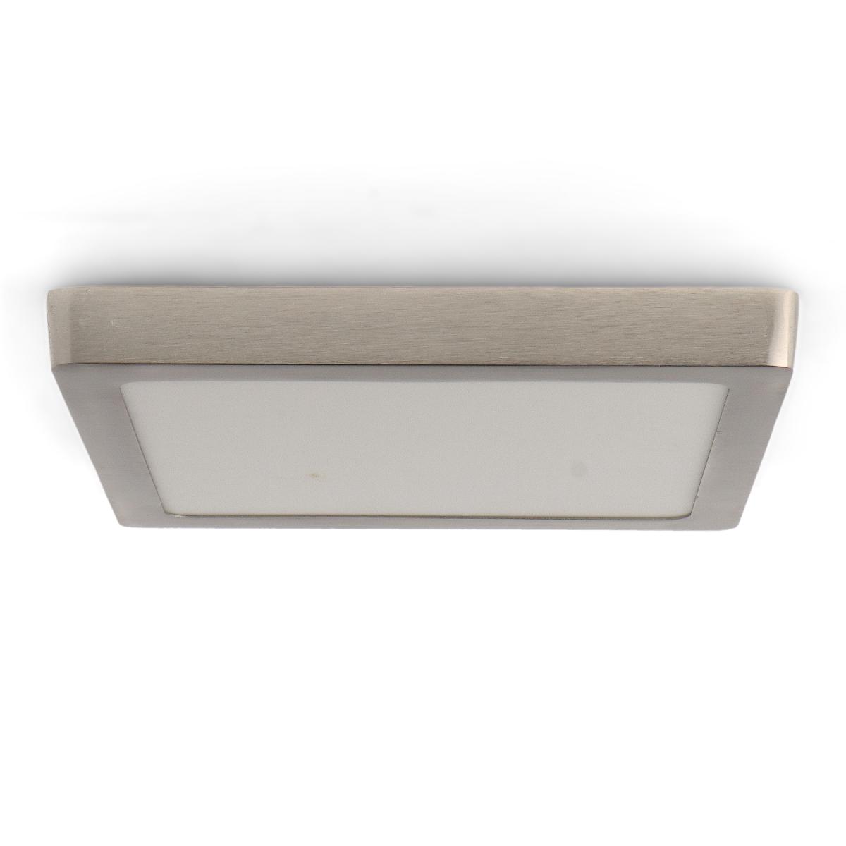 Panel de Superficie Niquel Cuadrado 25W CCT