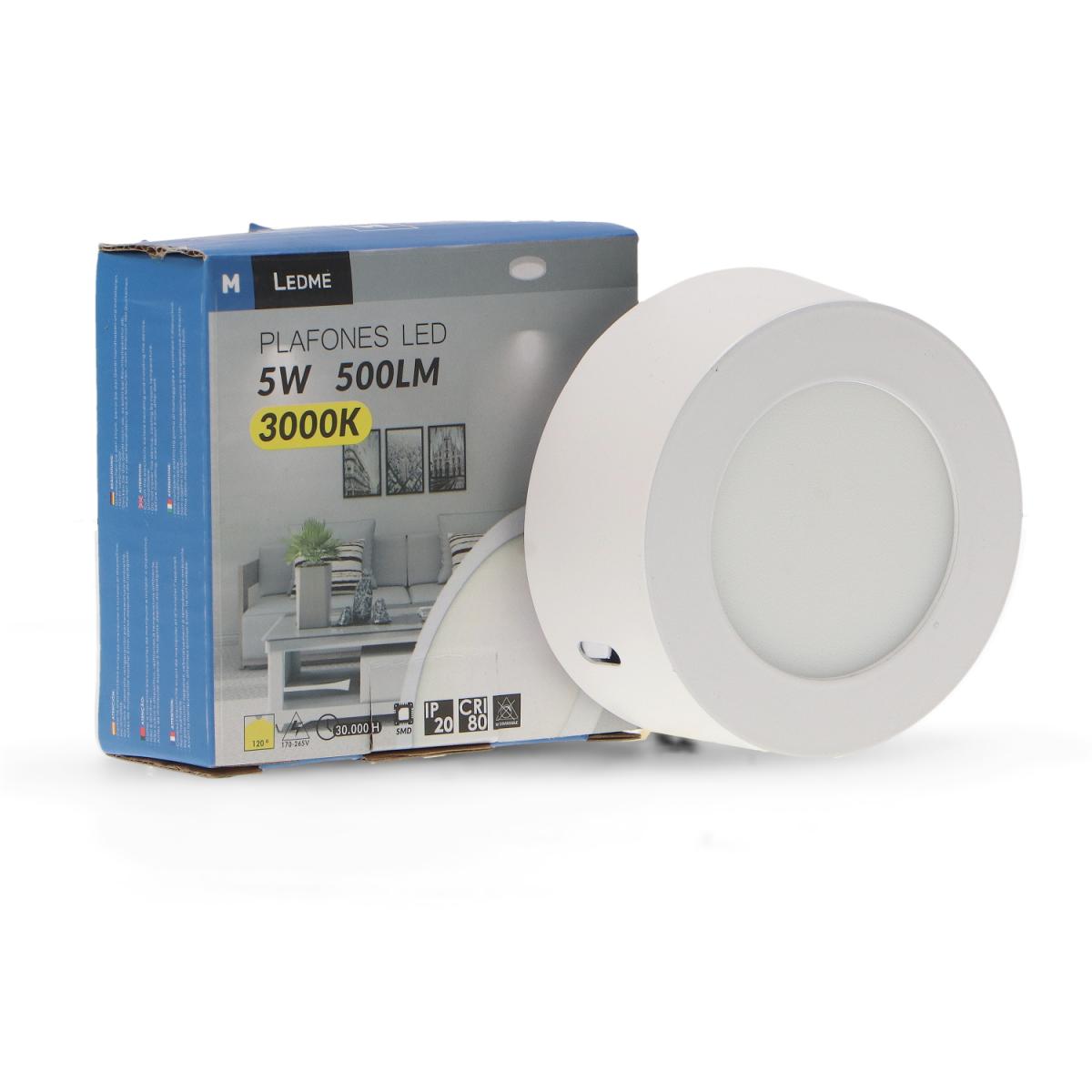 Panel de Superficie Serie Slim Circular 5W