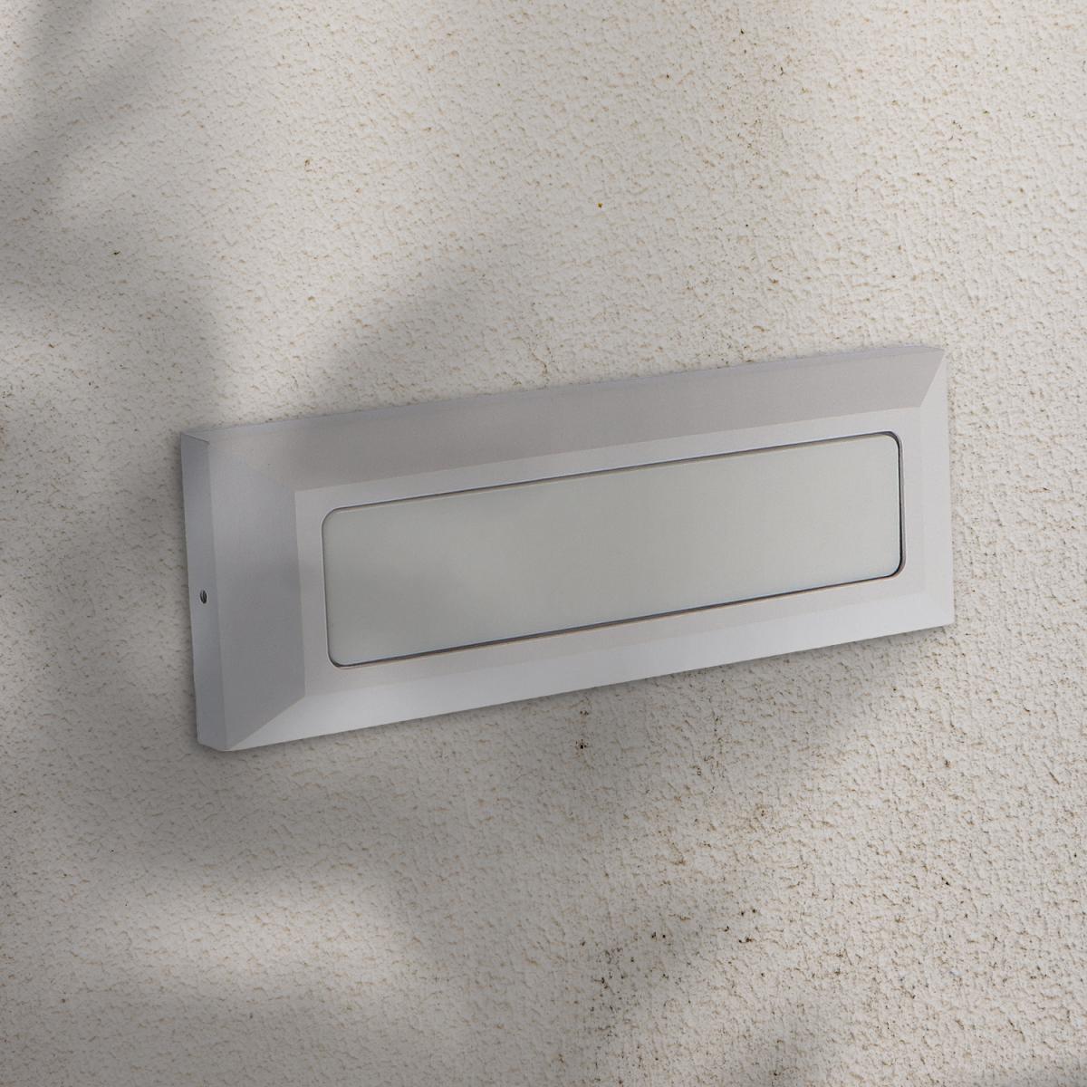 Baliza de Superficie Led Wall Long Rectangular Blanco 5W IP65
