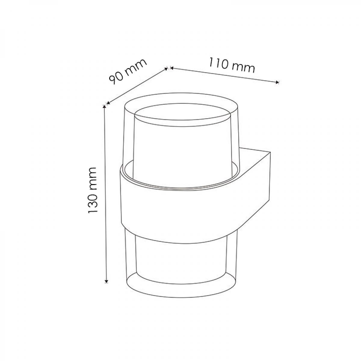 Aplique de pared Led Ian 10W