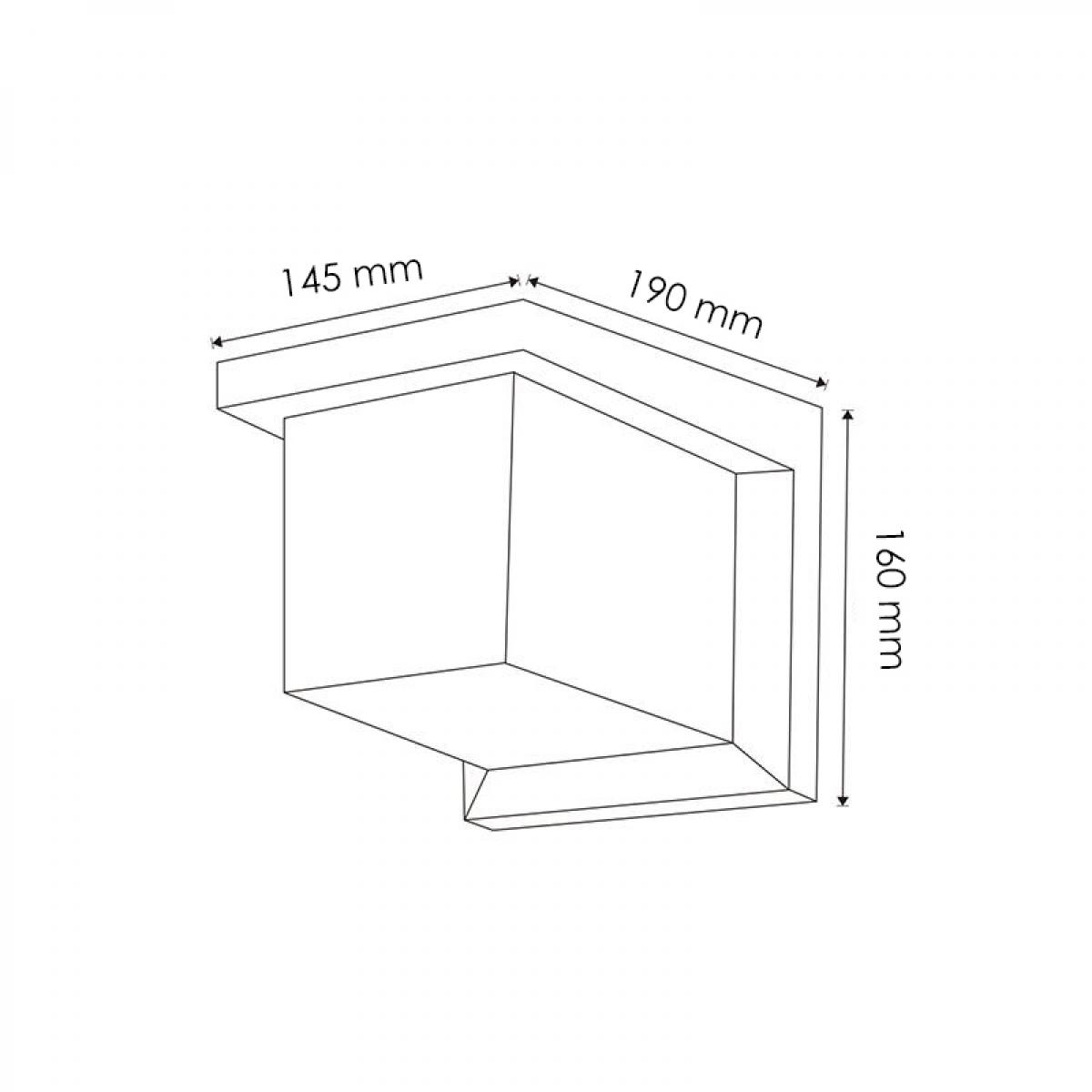 Aplique de pared Led Dakota 12W