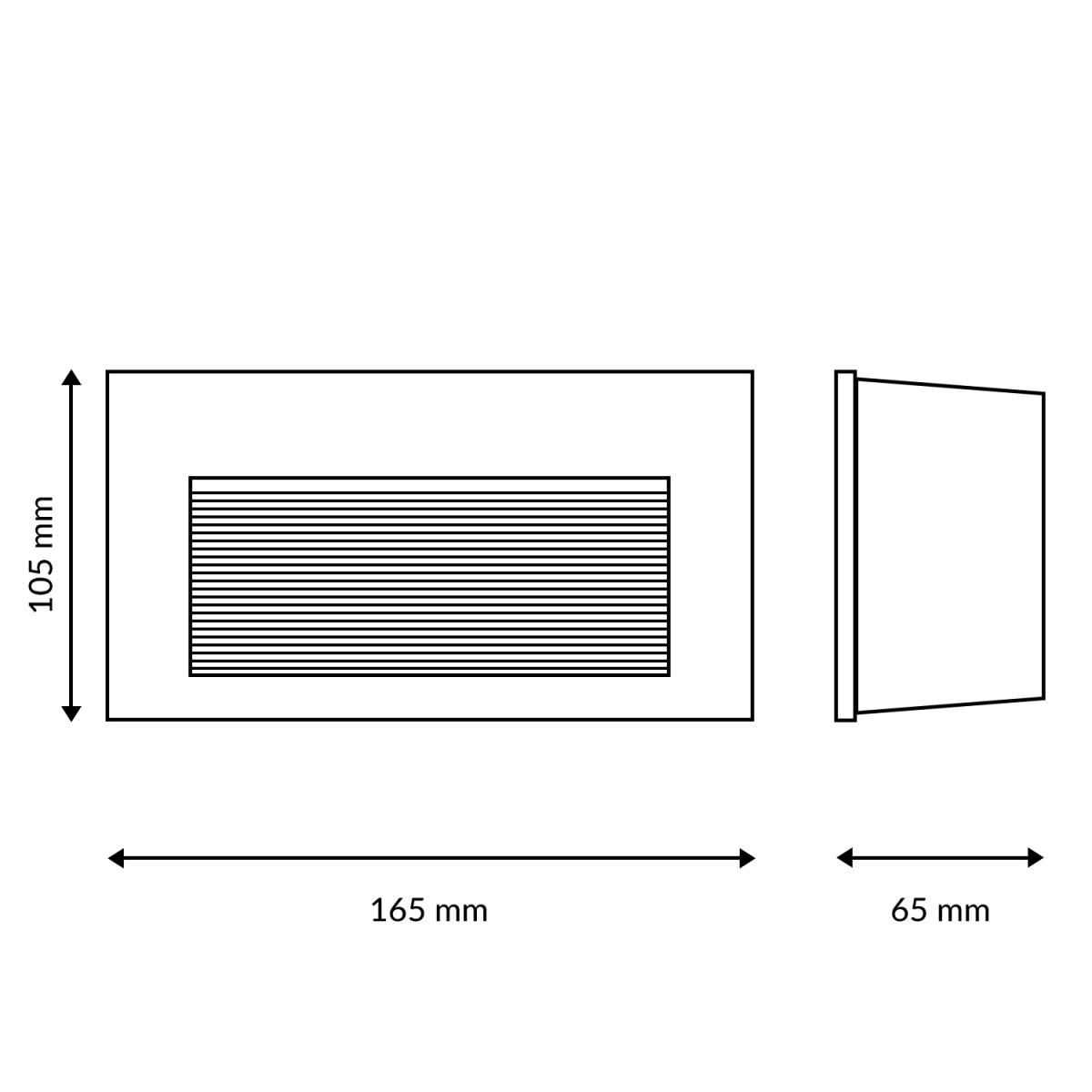 Baliza LED Desan Empotrable 7W 3000K IP65